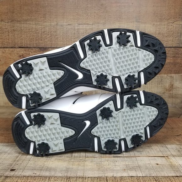 Nike Durasport 4 Men Sz 10 Wide White Black Golf Shoe Low Athletic 844550-100 - Picture 8 of 9